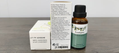 PHATOIL Eucalyptus Essential Oil 30ml – Pure Eucalyptus Oil for Diffusers, Aromatherapy & DIY Crafts