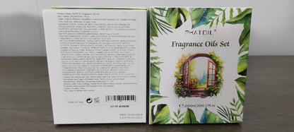 PHATOIL Coconut 20 Pcs Fragrance Oil Set – Premium Oils for Diffuser, DIY Candles & Soaps (5ml)