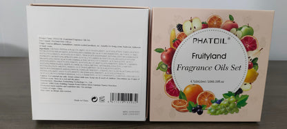PHATOIL Coconut & Vanilla Fragrance Oils Set – 10 Pcs for Diffusers