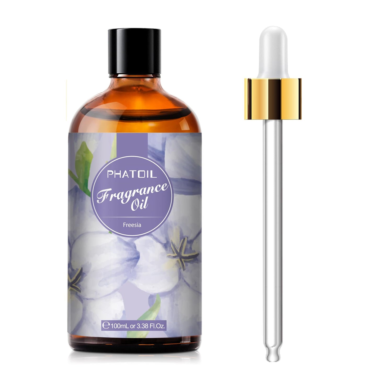 PHATOIL Freesia Fragrance Oil 100ml - Aromatherapy, Diffusers, Soap & Candle Making