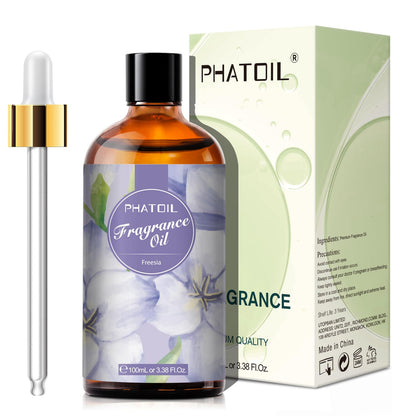 PHATOIL Freesia Fragrance Oil 100ml - Aromatherapy, Diffusers, Soap & Candle Making