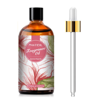PHATOIL Japanese Magnolia Fragrance Oil – 3.38 fl oz / 100ml for Diffusers, Aromatherapy, DIY Candles & Soaps