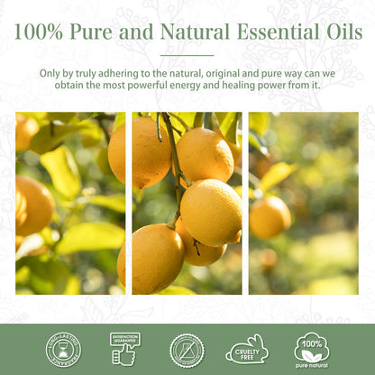 PHATOIL Lemon Essential Oil 3.38oz – Aromatherapy, Diffusers, DIY Candles & Gifts