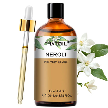 PHATOIL Neroli Essential Oil – Pure Aromatherapy for Skin Care & DIY Crafts (3.38 fl oz)