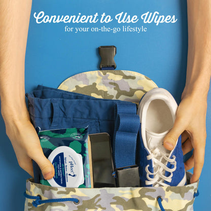 pHeet Foot Wipes – All-Natural Antifungal & Antibacterial Foot Care (72 Count)