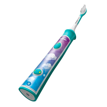 Philips Corded Electric Sonicare Kids Rechargeable Toothbrush with Built-in Bluetooth 2-Pack | HX6732/80