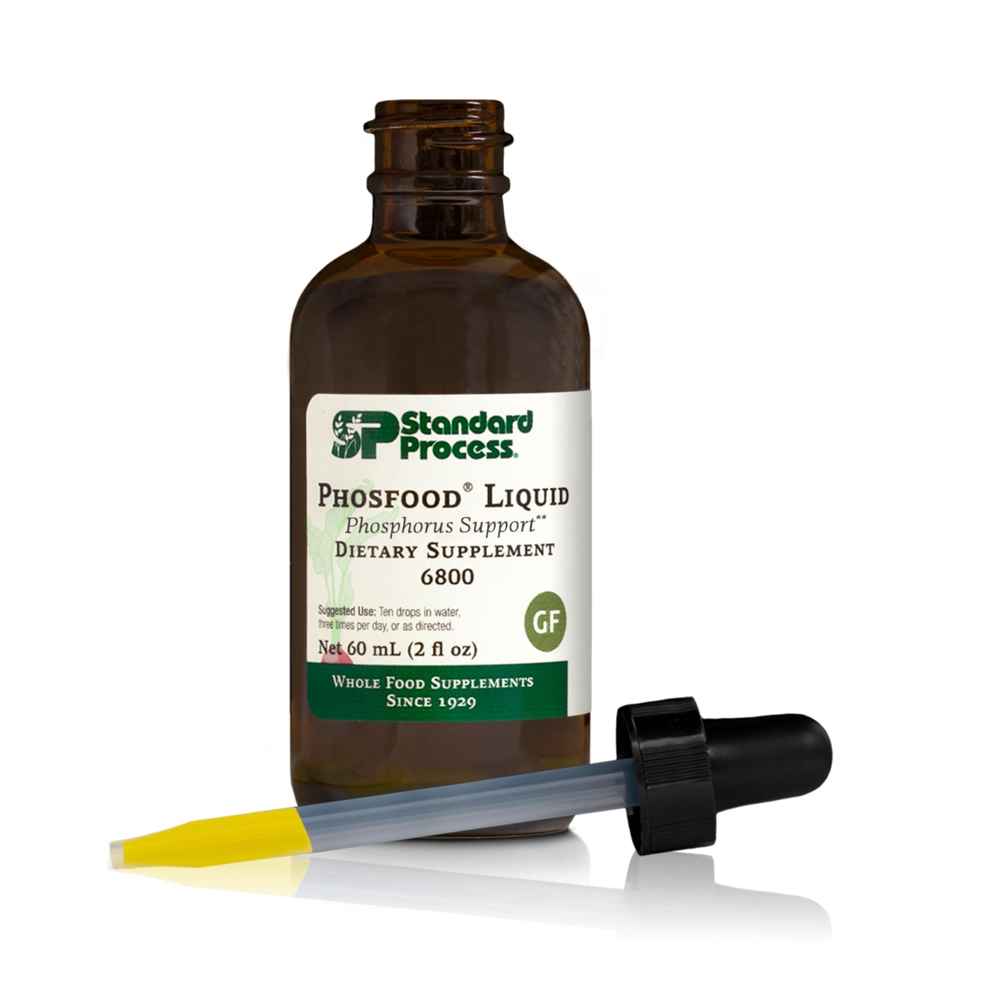 Phosfood Liquid – Phosphorus Supplement for Nutritional Balance (60 mL) | Gluten-Free, Vegan & Non-Soy | Standard Process