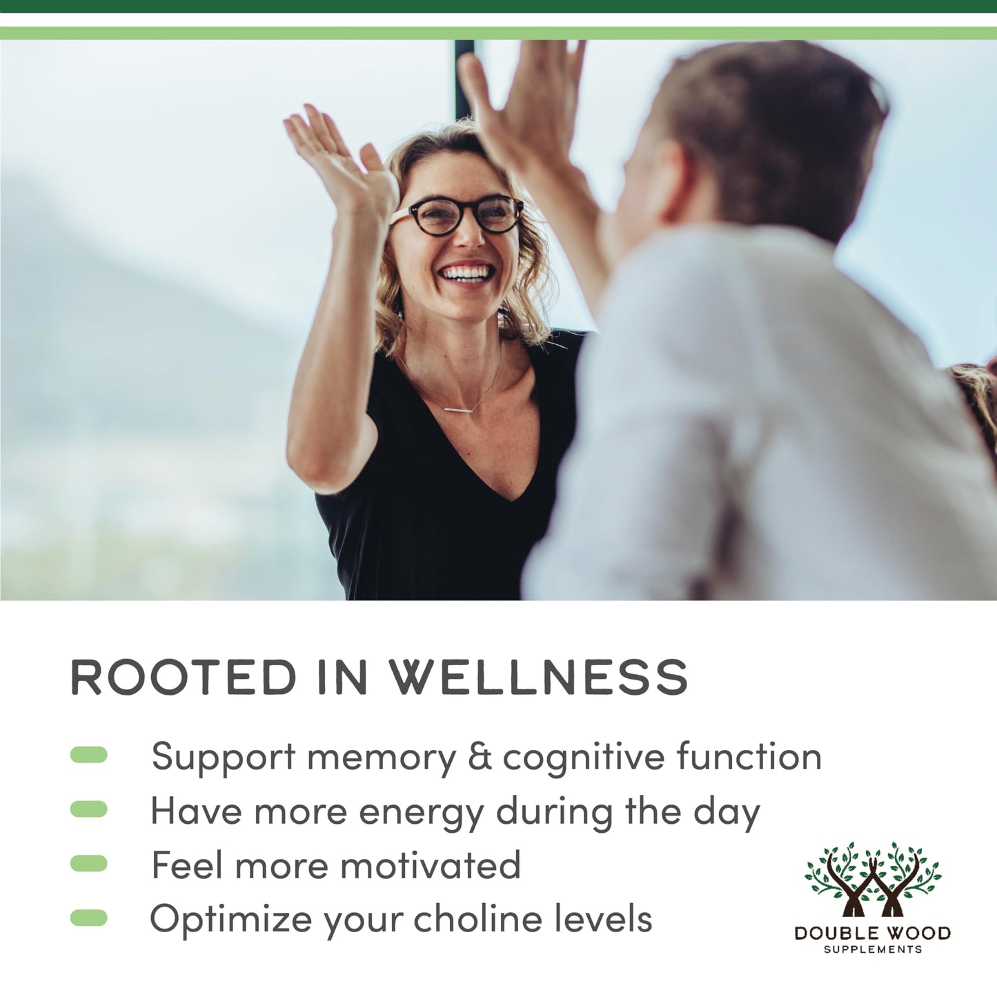 Phosphatidylcholine 1,200mg – 210 Softgels | Brain Health Support | Non-GMO & Gluten Free | Double Wood