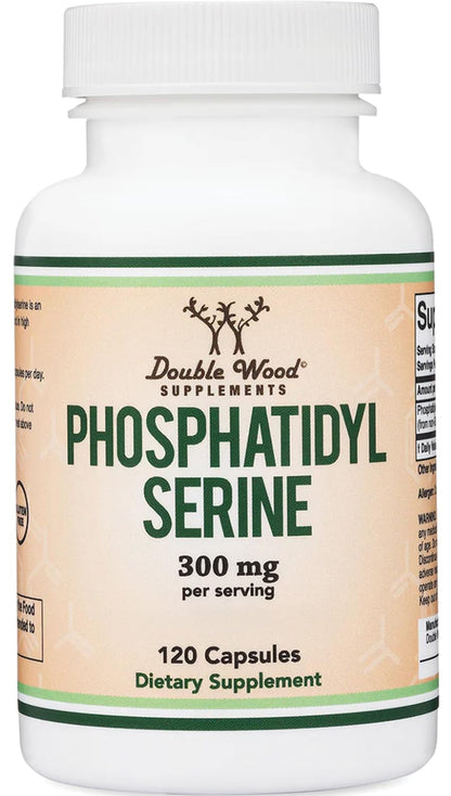 PhosphatidylSerine 300mg per Serving – 120 Capsules | Double Wood