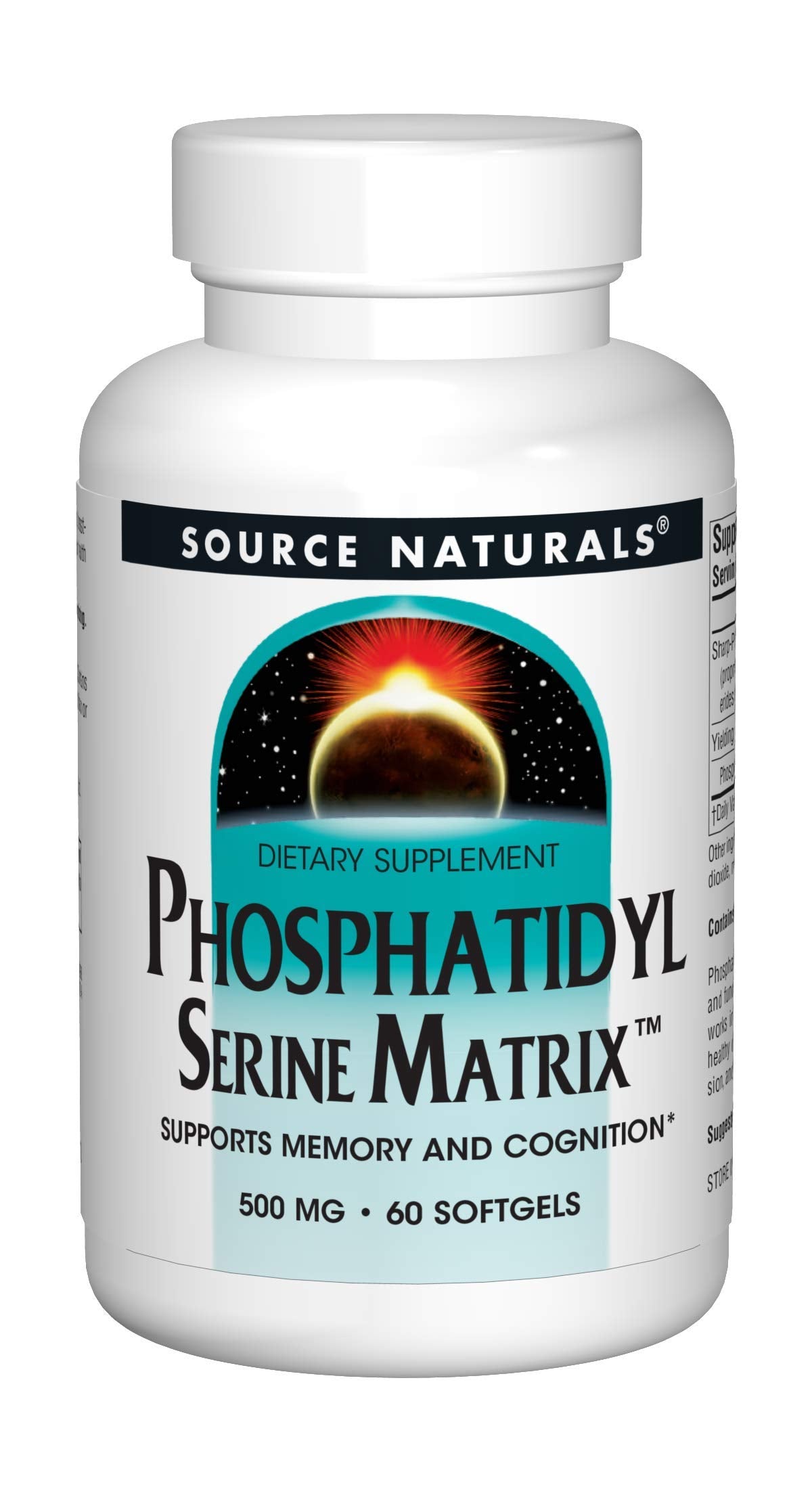 Source Naturals Phosphatidyl Serine Matrix 500mg – 60 Softgels