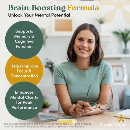 Brain Supplements for Memory & Focus – Bacopa, PS & Omega-3