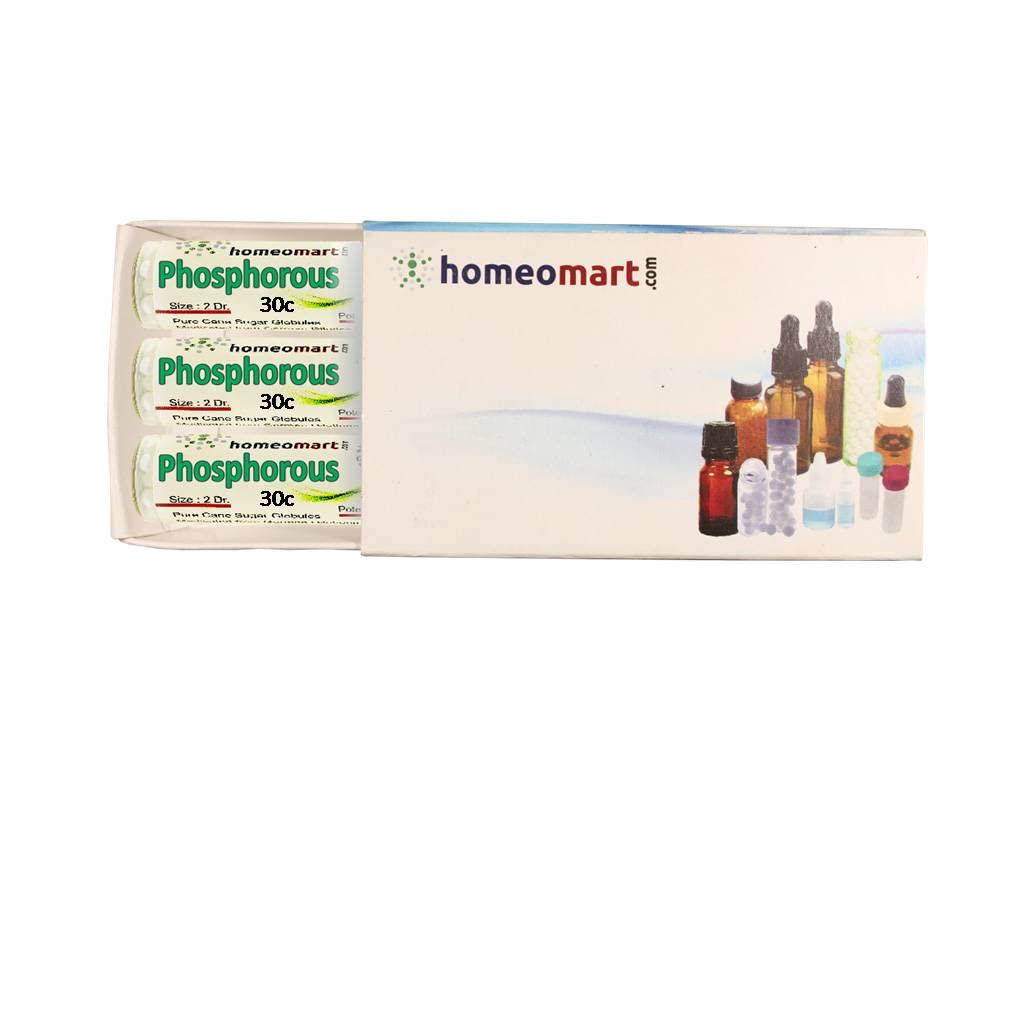 Phosphorus Homeopathy Pellets 30C 3-Pack | Homeomart
