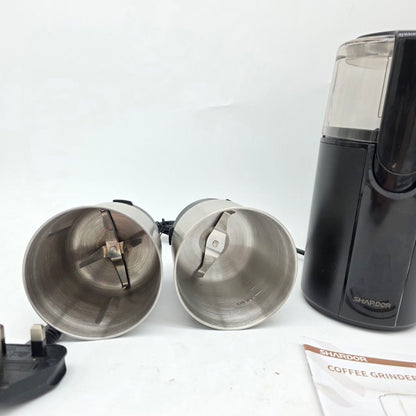 SHARDOR Electric Coffee and Spice Grinder 2 Bowls for Wet and Dry Grinding 70g
