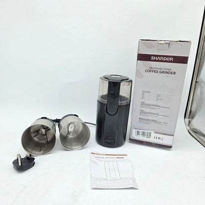 SHARDOR Electric Coffee and Spice Grinder 2 Bowls for Wet and Dry Grinding 70g