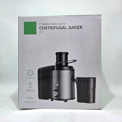 SHARDOR Juicer Machine 800W 3 Speed Stainless Steel Fruit Vegetable