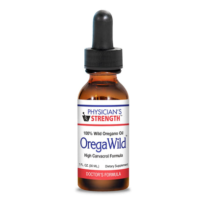 Physician's Strength OregaWild – 30 mL 100% Wild Oregano Oil | 432 Servings