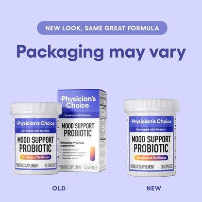 Physician's CHOICE Mood Probiotic - Mood & Digestive Health (30ct)