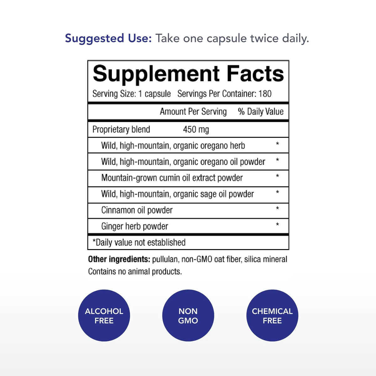 Physician's Strength Oregacillin - 180 Capsules | Multiple Spice Extract for Respiratory Support BritishVita | Premium UK Vitamins & Wellness Supplements