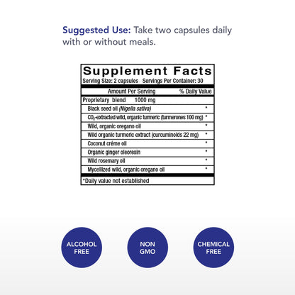 Physician's Strength Turmeric Extra Strength - 60 Softgels | Wild, Raw Turmeric Extract