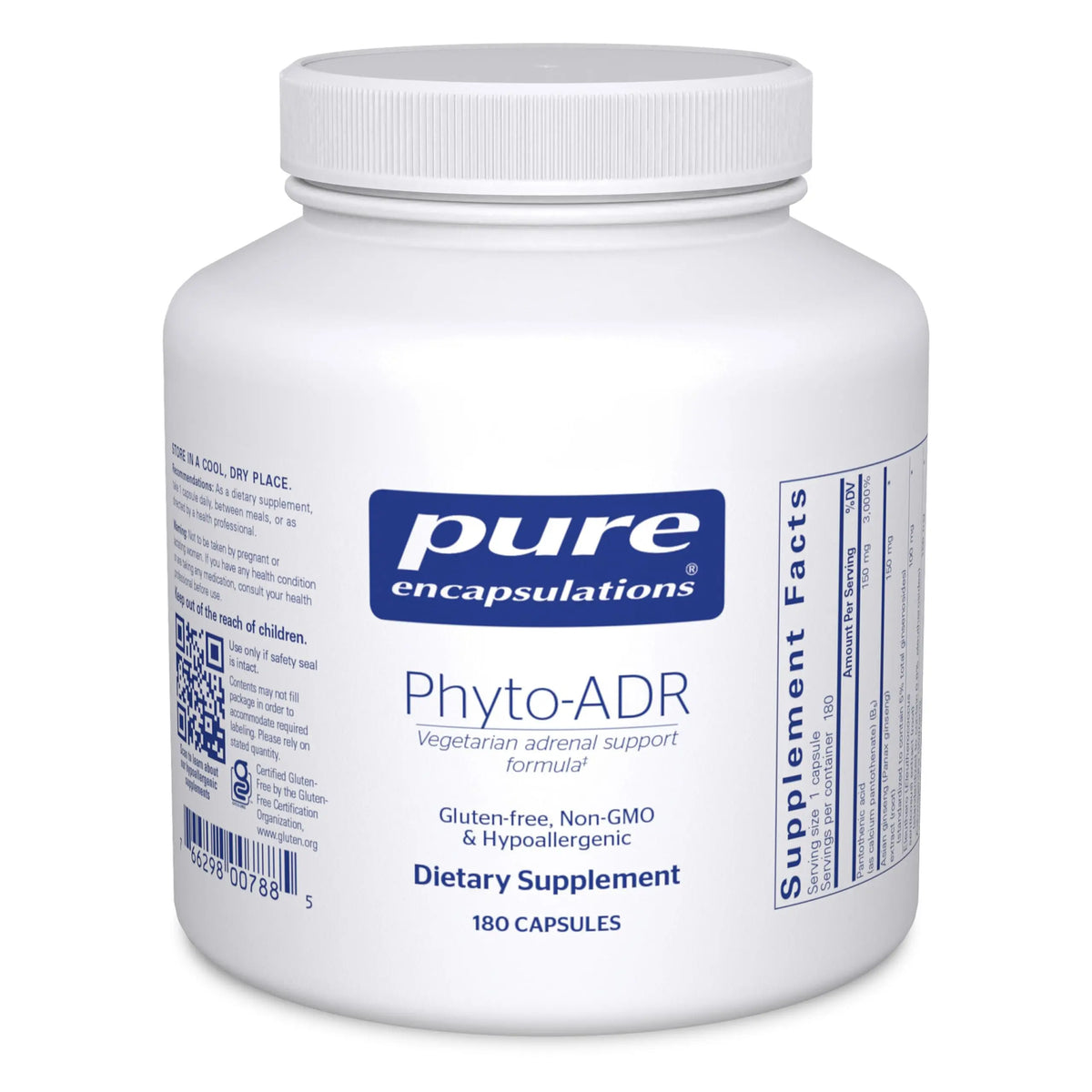 Pure Encapsulations Phyto-ADR | Vegetarian Adrenal Support Formula | 180 Capsules BritishVita | Premium UK Vitamins & Wellness Supplements