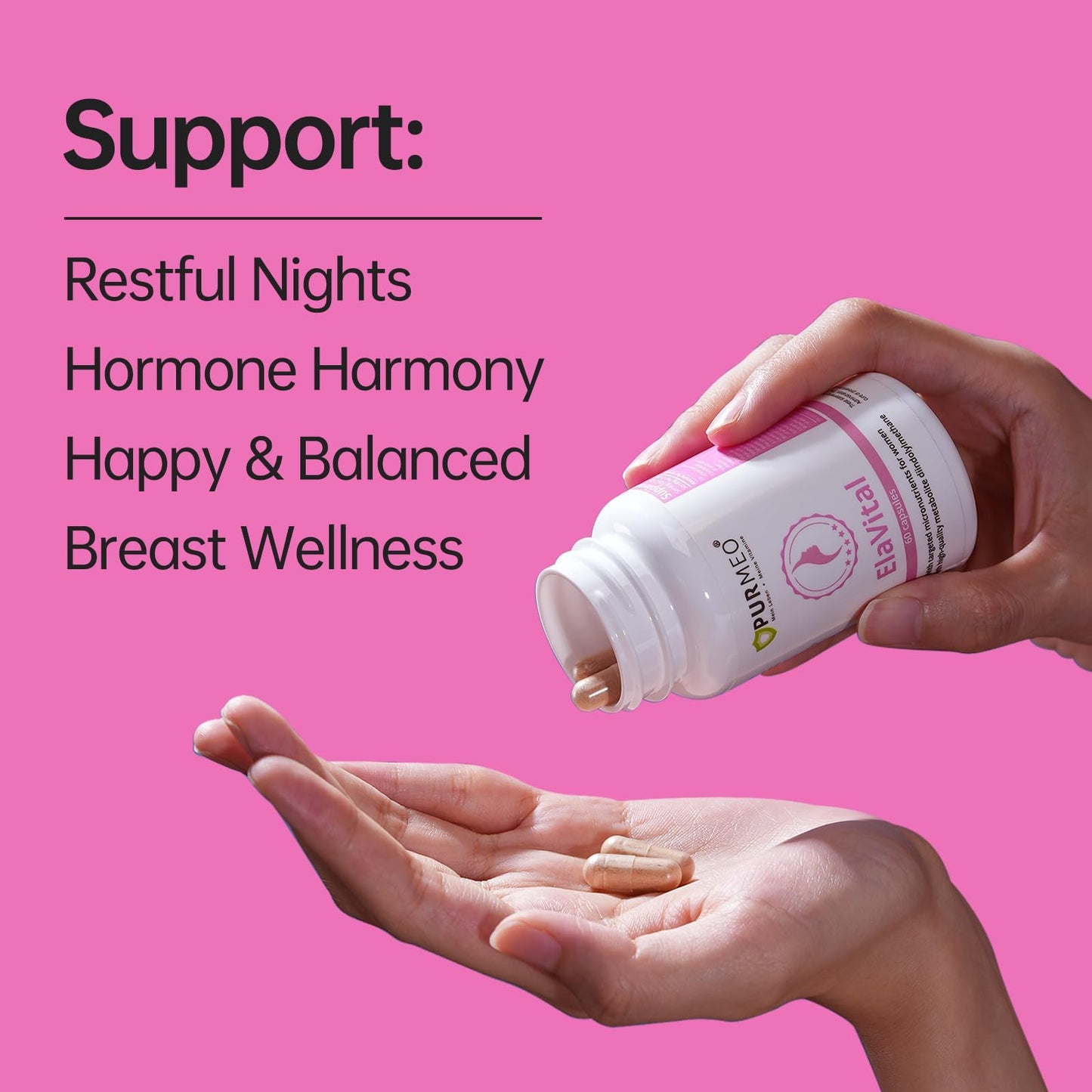 purmeo Hormonal Balance DIM Complex – Breast Health, Vegan, Made in Germany
