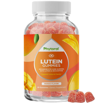 Phytoral Adults Lutein Gummies - Mango Flavor, 60 Count | Eye Health