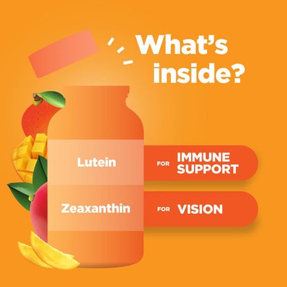 Phytoral Adults Lutein Gummies - Mango Flavor, 60 Count | Eye Health