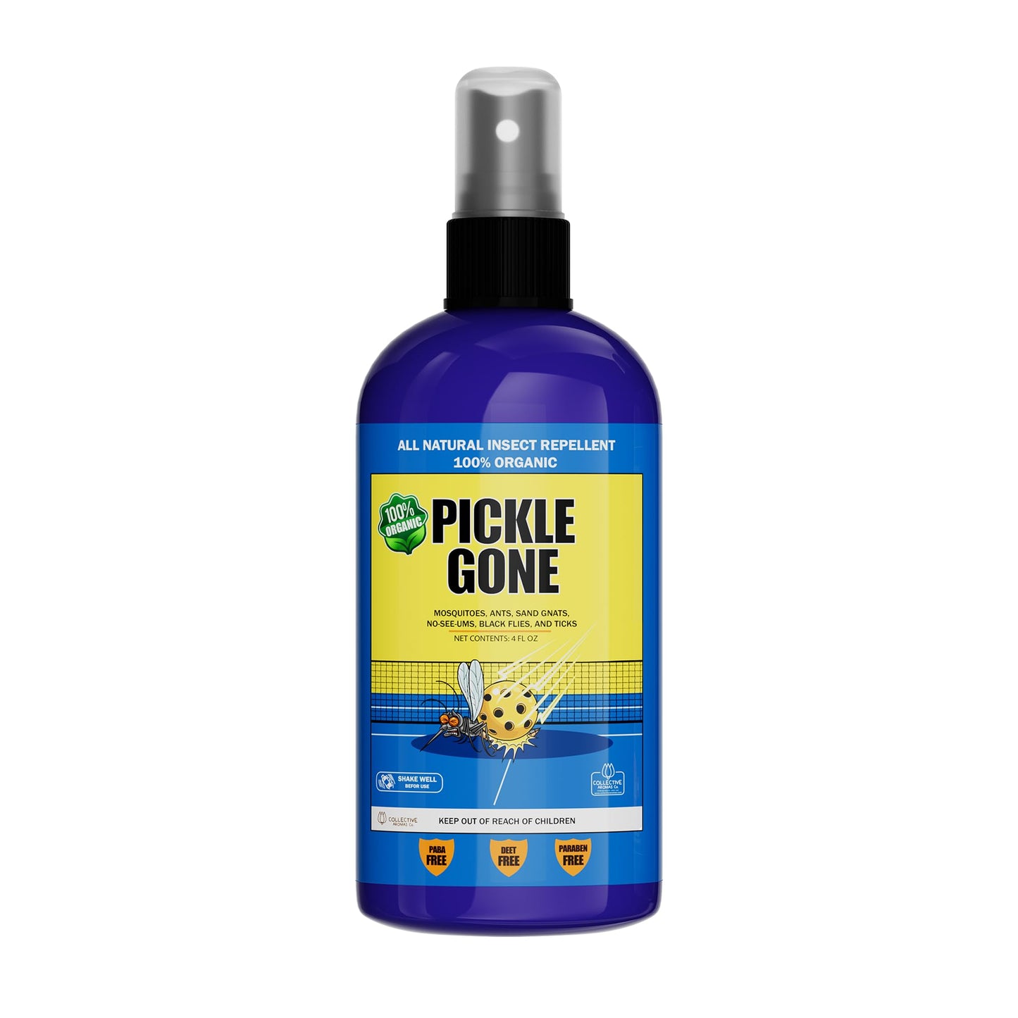 Pickle Gone Botanical Outdoor Mist – Citronella & Lemongrass, DEET-Free, 4oz | THE HONEST PRICE STORE