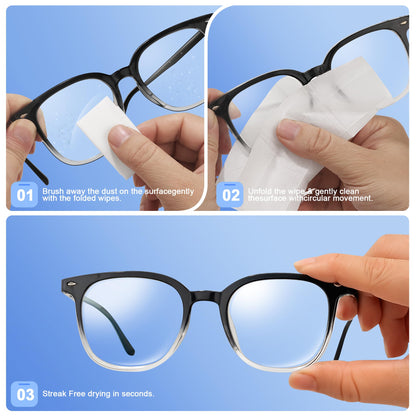 Pikabeast 200 Count Lens Wipes – Eyeglasses, Cameras & Screens Cleaning