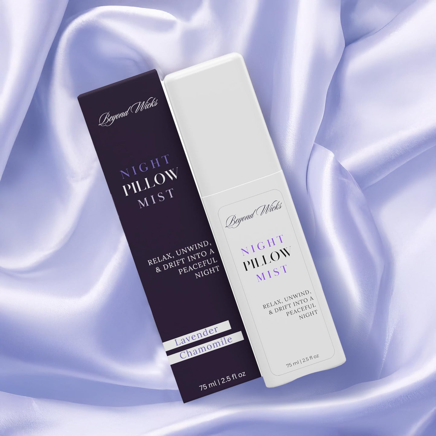 Lavender Chamomile Pillow Spray – 75ml Sleep & Linen Mist | Beyond Wicks