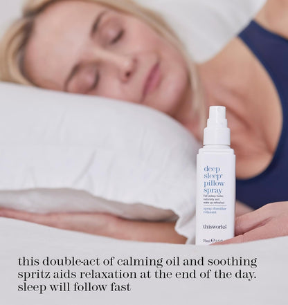This Works Deep Sleep Pillow Talk Set – Lavender & Vetivert Duo