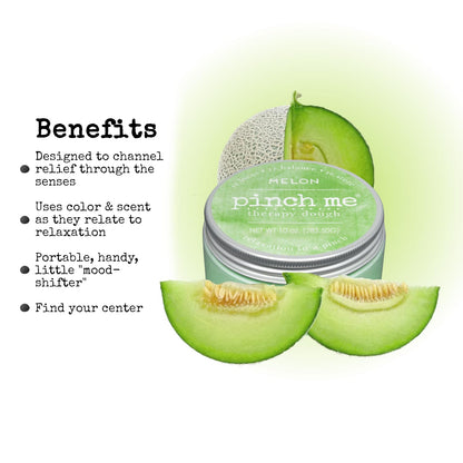 Pinch Me Therapy Dough Melon - Holistic Aromatherapy Stress Relieving Putty