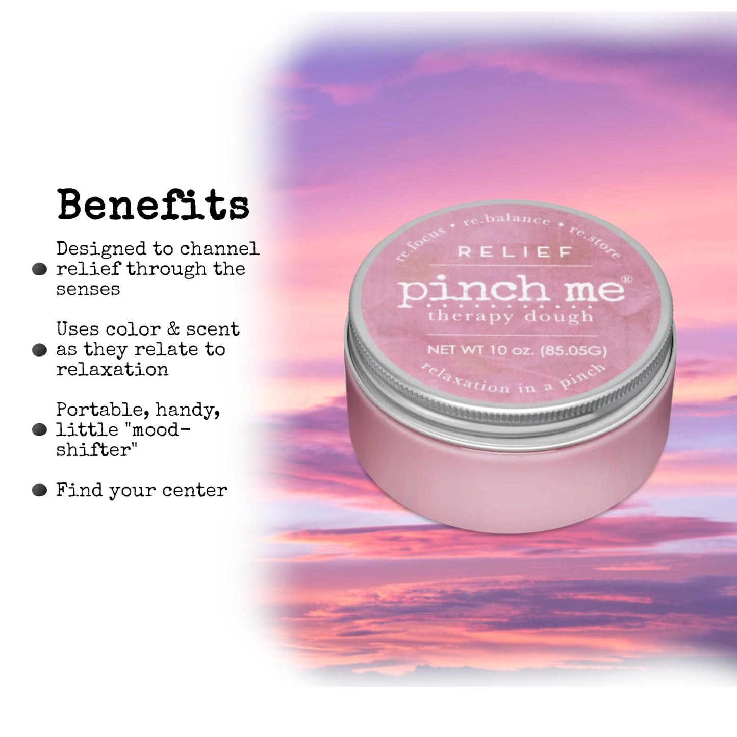 Pinch Me Therapy Dough – 10 oz Relief Aromatherapy Putty