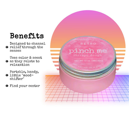 Pinch Me Therapy Dough - 10 oz Retro Holistic Aromatherapy Putty for Stress Relief