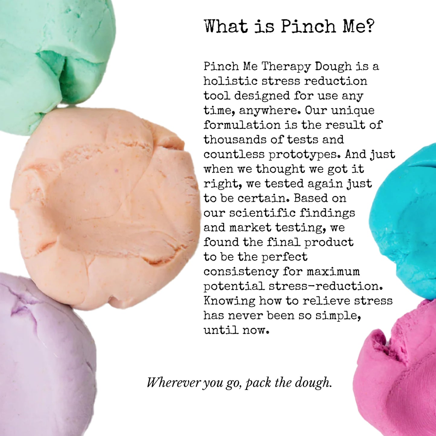 Pinch Me Therapy Dough - 10 oz Retro Holistic Aromatherapy Putty for Stress Relief