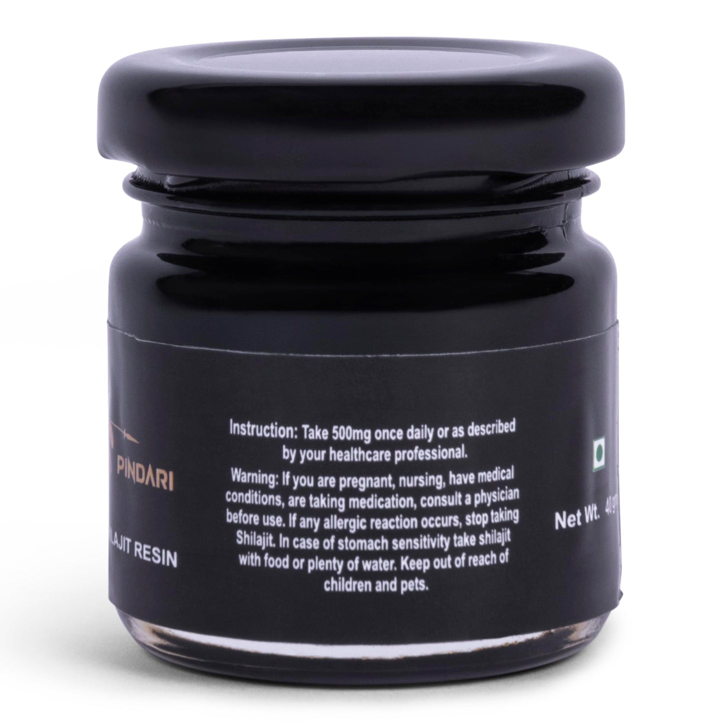 Pindari Shilajit Resin 500mg | High Potency, Energy Boost | Himalayan-Sourced
