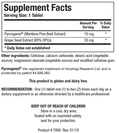 Biotics Bio Cyanidins OPC – Radiant Skin, Antioxidant Support & Heart Health, Pine Polyphenols, 60 Tablets