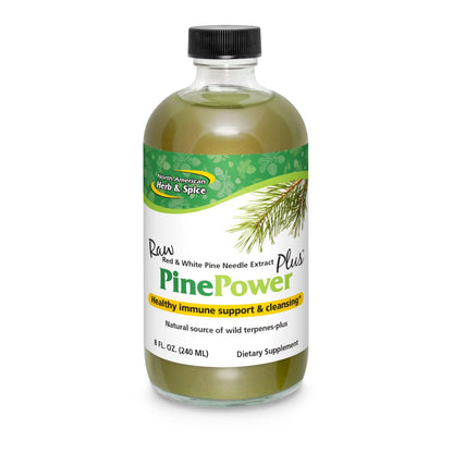Pine Power Plus - 8 fl oz | Immune & Cardiovascular Support | North American Herb & Spice