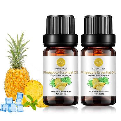 2-Pack Pineapple Essential Oil 100% Pure – Organic Plant-Based Essential Oil for Diffuser, Massage & Skin Care – 10ml