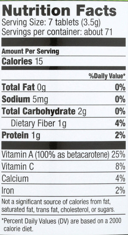 PINES Organic Alfalfa – 500 Count Tablets | Non-GMO, USDA Organic