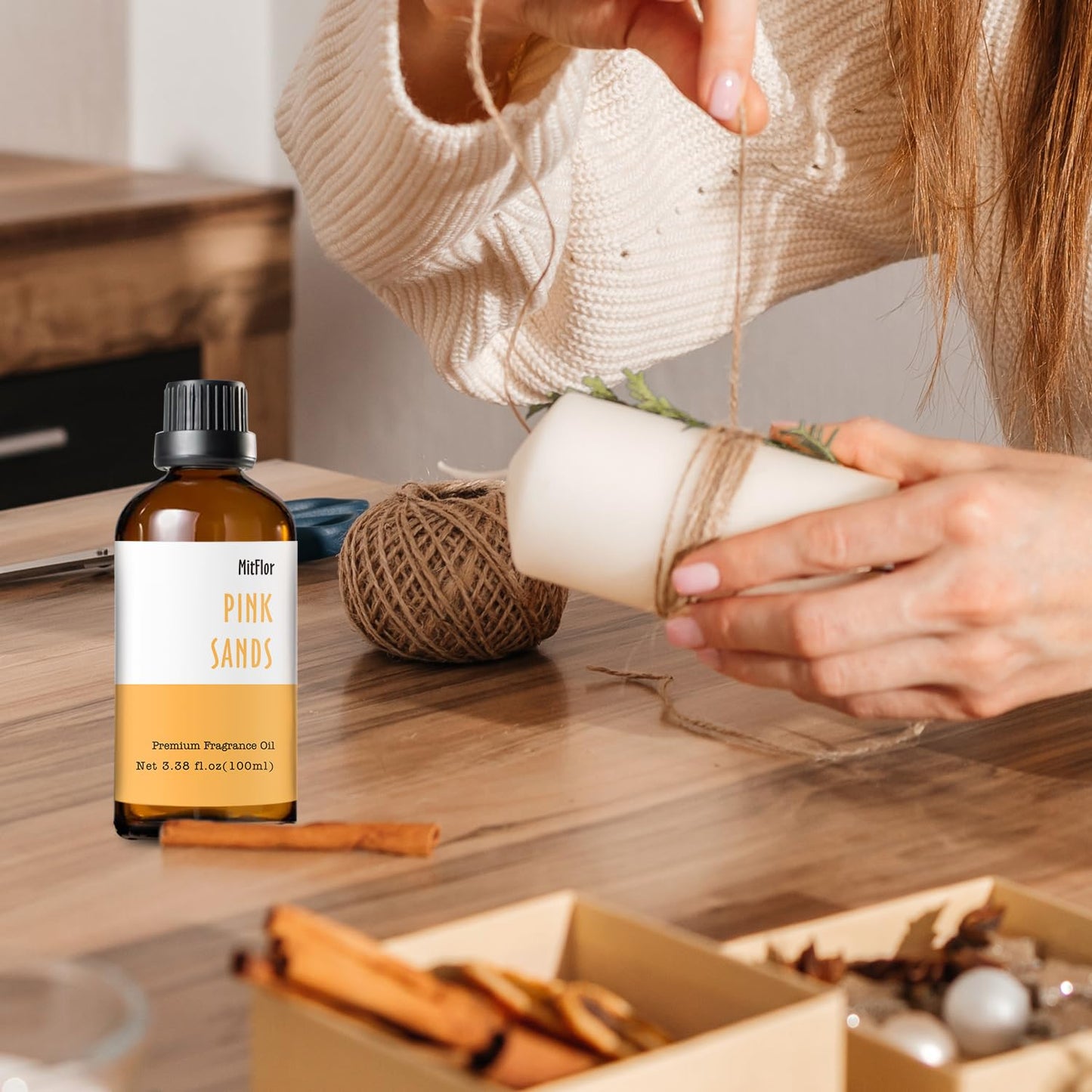 Pink Sands Fragrance Oil – MitFlor Premium 100ml for Diffusers, Candles