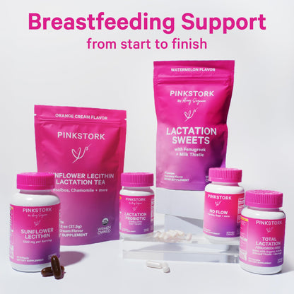 Pink Stork Lactation Sweets – Fenugreek & Milk Thistle for Breast Milk Support – 30 Watermelon Candy Drops (Packaging May Vary)