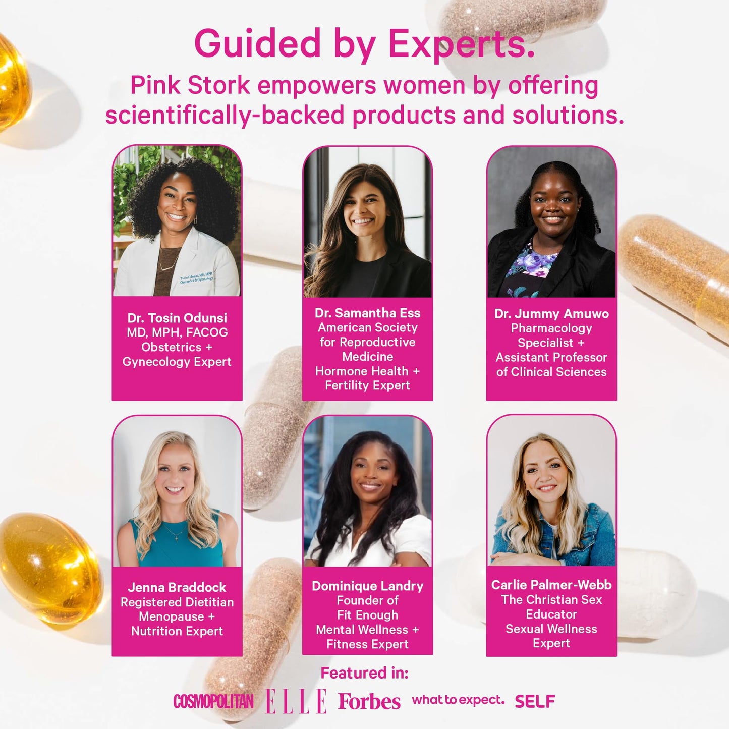 Pink Stork Postpartum Hair Loss Gummies – Biotin, Pantothenic Acid, Vitamin E