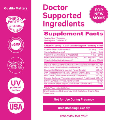 Pink Stork Postpartum Mood Support | Postnatal Hormone Balance for Women