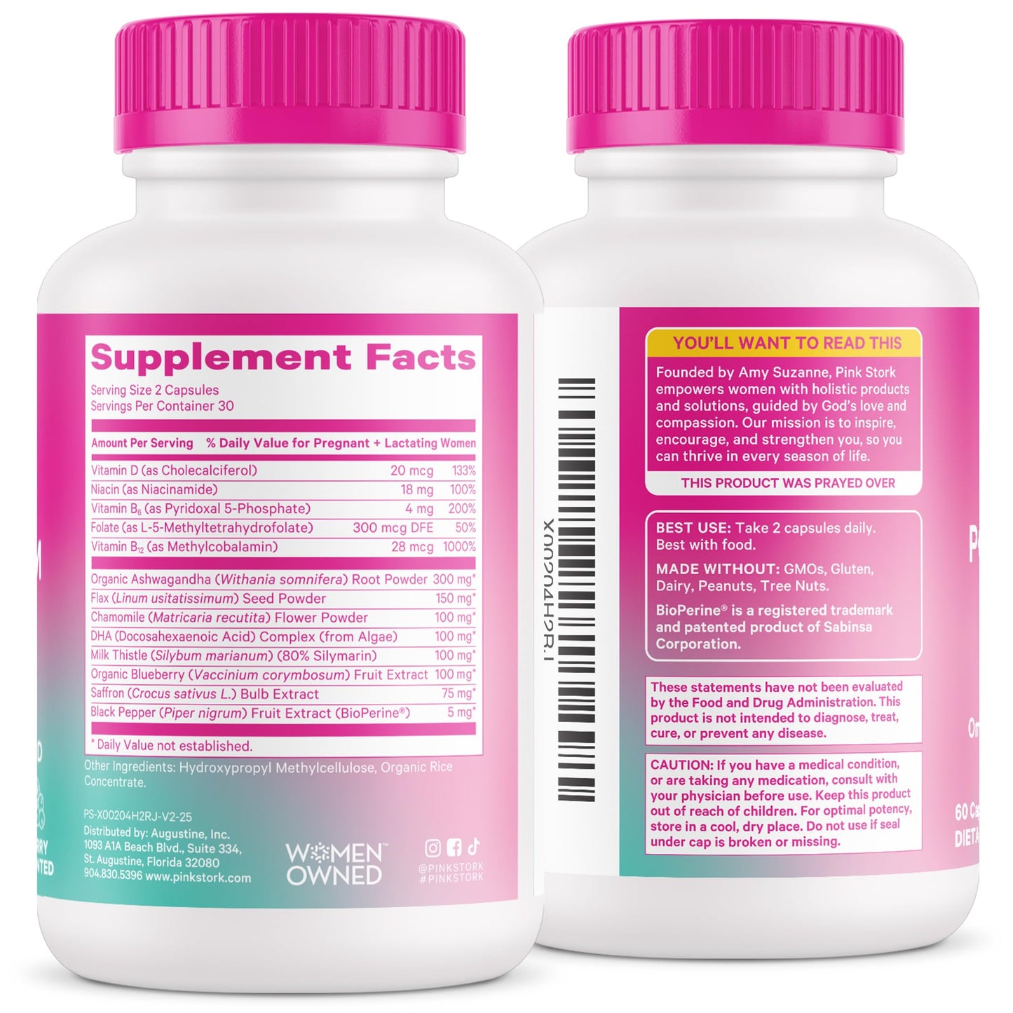 Pink Stork Postpartum Mood Support | Postnatal Hormone Balance for Women