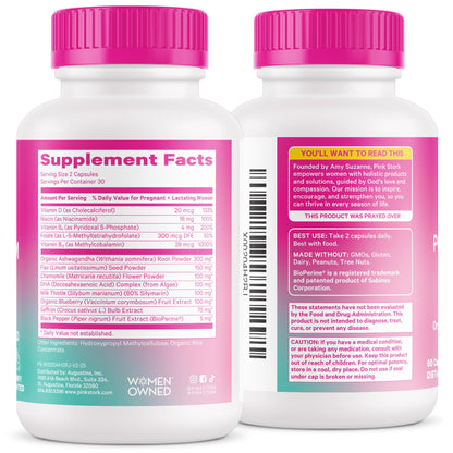 Pink Stork Postpartum Mood Support | Postnatal Hormone Balance for Women