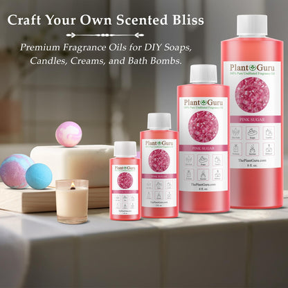 Pink Sugar Fragrance Oil 8 fl oz – DIY Soap, Candles, Bath Bombs & More