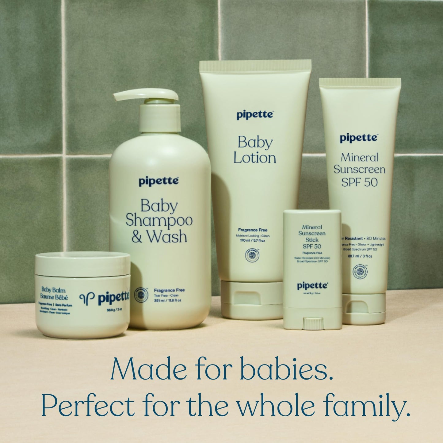 Pipette Vanilla + Ylang Ylang Baby Wash & Lotion Duo – Tear-Free, Non-Toxic (Pack of 2)