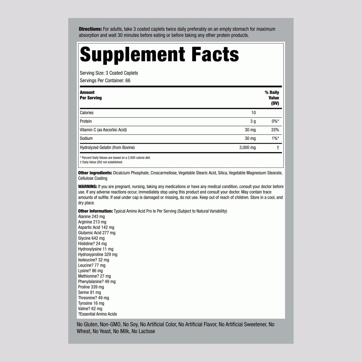 Piping Rock Multi Amino Acid Supplement - 200 Caplets, Advanced Athlete Formula - Non-GMO & Gluten Free (Pack of 2)