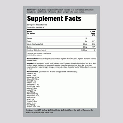 Piping Rock Multi Amino Acid Supplement - 200 Caplets, Advanced Athlete Formula - Non-GMO & Gluten Free (Pack of 2)